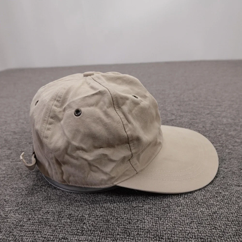 Vintage GAP Hat Cap Strap Back Mens M Beige Twill Baseball Casual Solid